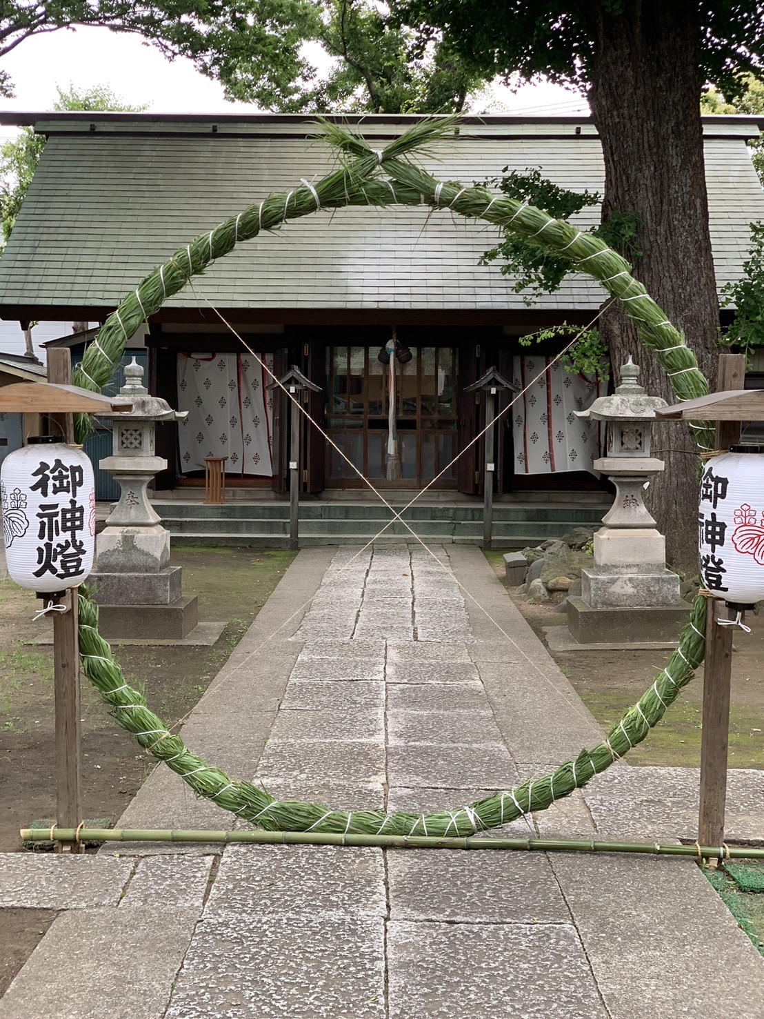 年越しの大祓え式　茅の輪くぐり神事